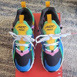 Nike Blue and Green Air Max Sneakers
